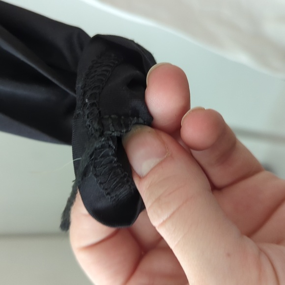 Beautiful Azbro dress black and white with lace - Picture 4 of 4